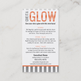 Mini-Facial Instruction Card - LOVE YOUR SKIN