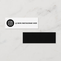 Fais ta propre carte de visite Instagram