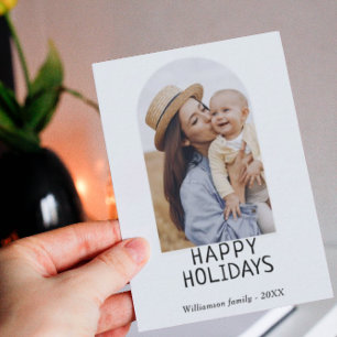 Mini Family Photo Winter Holiday Card