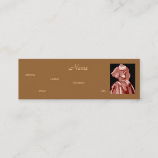 Mini Fashion Designer Neutral IV Carte de visite