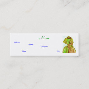 Mini Fashion Designer Spring III Carte de visite