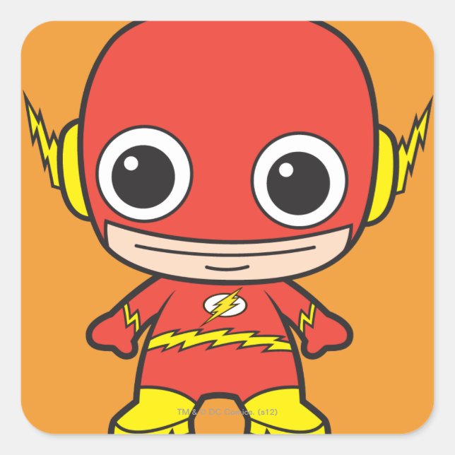Mini Flash Square Sticker (Front)