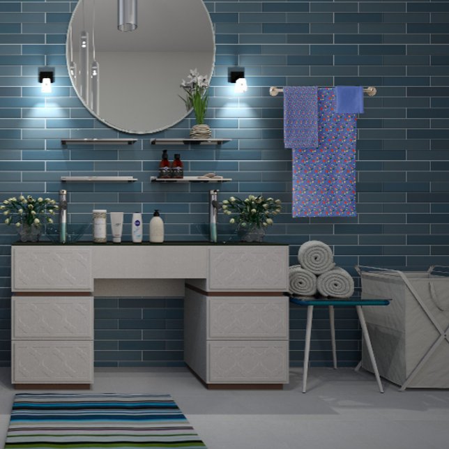 mini fleur sauvage motif jaune rouge (Créateur téléchargé)