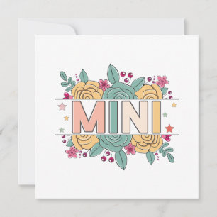 Mini Flower Invitation