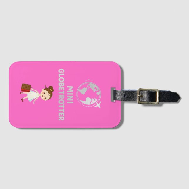 Mini Globetrotter  Luggage Tag (Front Horizontal)
