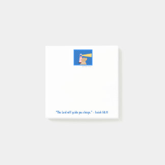 Mini Golden Dog Lighthouse Post-it Notes