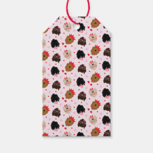 Mini Goldendoodle Dogs Valentines Day Gift Tags