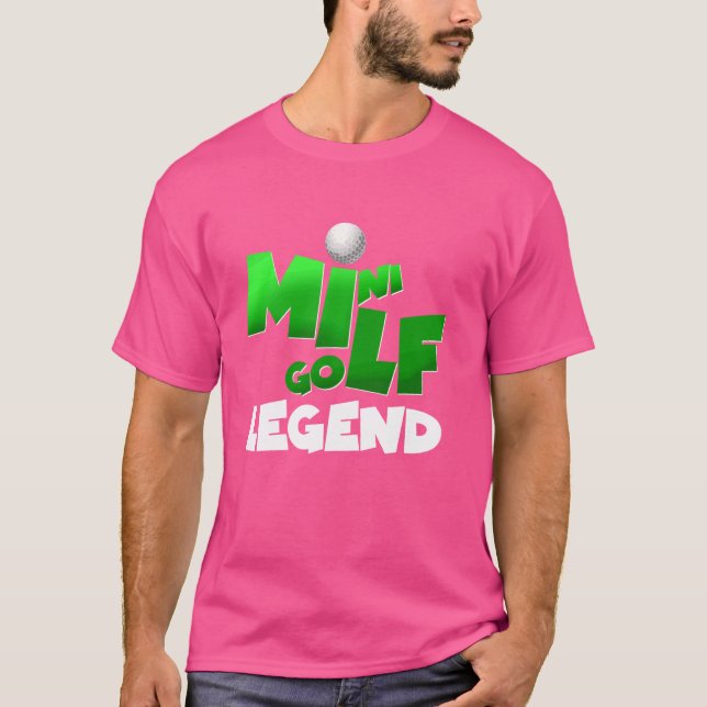 Mini Golf Legend Ultimate Player Design T-Shirt (Front)