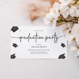 Mini Graduation Invite, Class of 2024 Graduation Enclosure Card