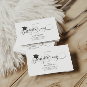Mini Graduation Invite, Class of 2024 Graduation Enclosure Card