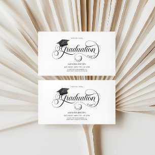 Mini Graduation Invite, Class of 2024 Graduation Enclosure Card