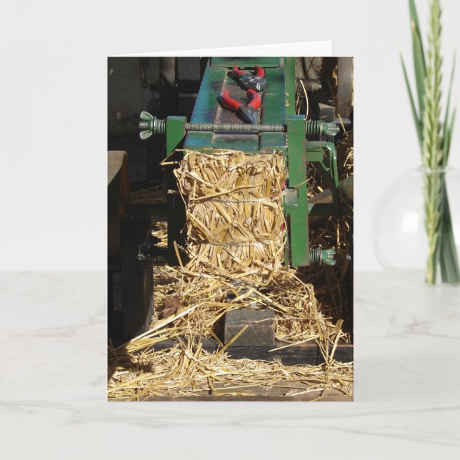 Mini Hay Baler Card (Front)