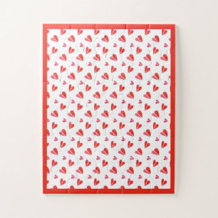 Mini Hearts 11"x14" Big Pieces Puzzle