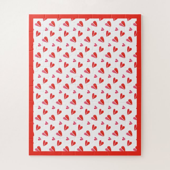 Mini Hearts 16"x20" Big Pieces Puzzle  (Vertical)