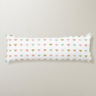 Mini Hearts Body Pillow
