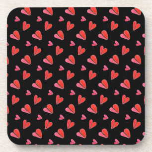 MINI HEARTS II Dessous de verre en plastique dur
