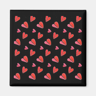 MINI HEARTS II Square Magnet