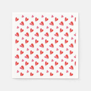 MINI HEARTS Standard Cocktail Paper Napkins
