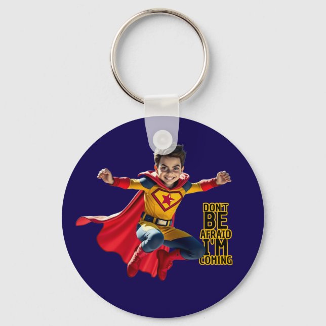 Mini Hero Mischief  Keychain (Front)