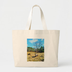 Mini Horses Large Tote Bag