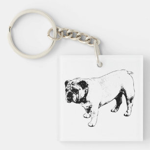 Mini Ink Bulldog Keychain