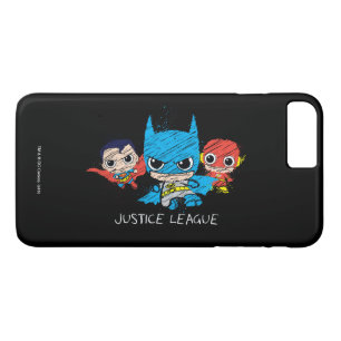 Mini Justice League Sketch Case-Mate iPhone Case