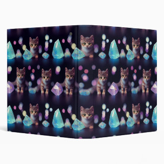 Mini Kitty Collection Ginger Jewel 3 Ring Binder