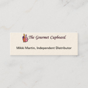 Mini Le carte de visite gastronome de placard