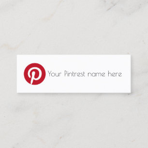 Mini le carte de visite pintrest