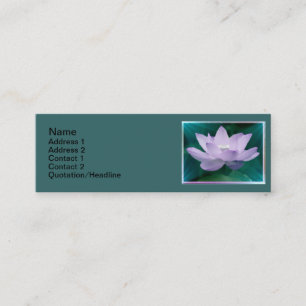 Mini Lotus5 3" maigre" carte de visite x1