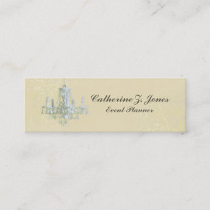 Mini Lustre Carte de visite maigre - Crème