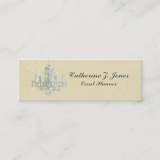Mini Lustre Carte de visite maigre - Crème
