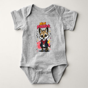 Mini Maverick Cool Rebel Coyote Playground Punk Baby Bodysuit