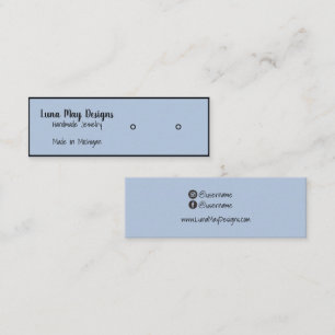 Mini Modèle de carte de visite d'affichage de bijoux