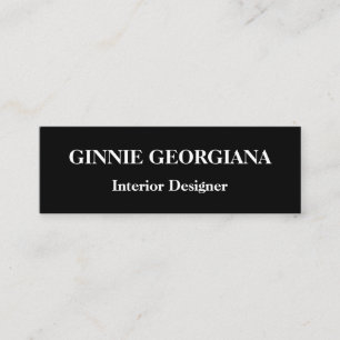 Mini Moderne et simple Carte de visite de concepteur d'