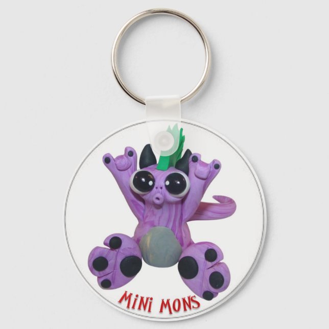 Mini Mons "Star struck" Key-chain Keychain (Front)