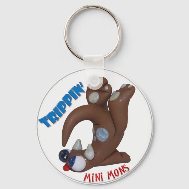 Mini Mons "Trippin" Key-chain Keychain (Front)