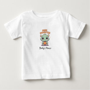 Mini Monster Personalized Baby Halloween T-shirt