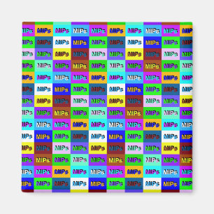 mini multi mips logo magnet