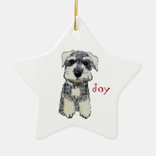 Mini ornement de joie de Schnauzer