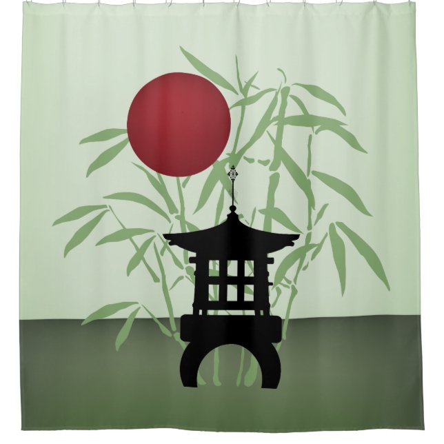 Mini pagoda bamboo moon (Front)