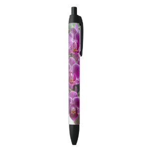 Mini Phalaenopsis Sogo Vivien Purple Orchid Flower Black Ink Pen