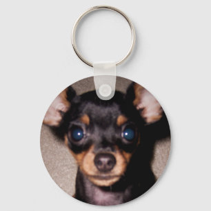 mini pinscher. keychain
