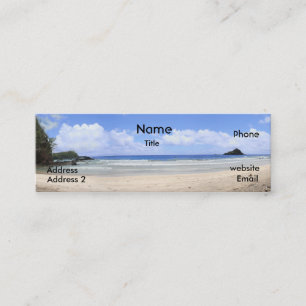Mini Plage de Maui - Koki, carte de visite de Hana