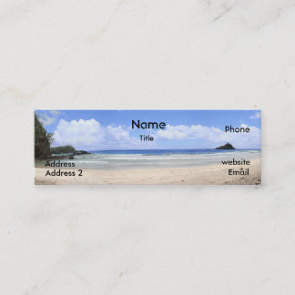 Mini Plage de Maui - Koki, carte de visite de Hana