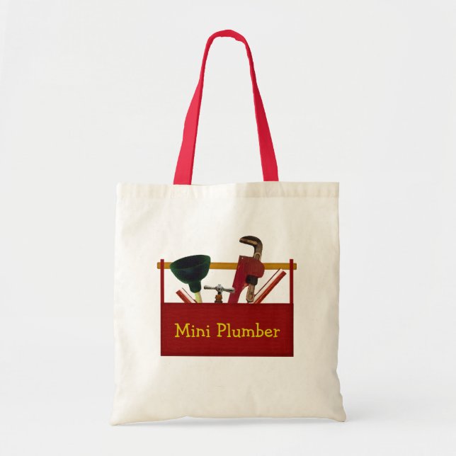 Mini Plumber Tote Bag (Front)