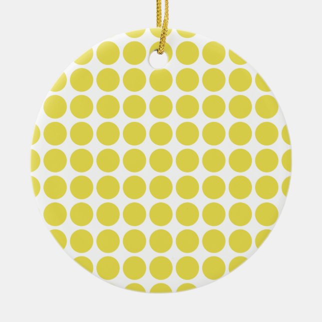 Mini Polka Dots Ornament (Front)