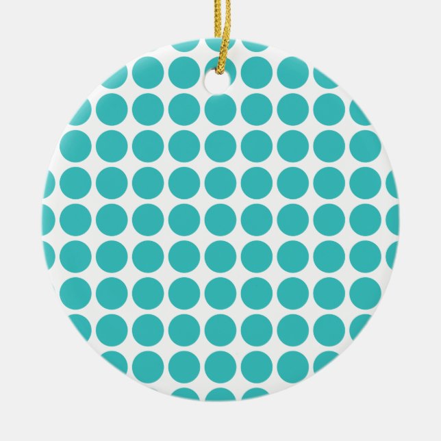 Mini Polka Dots Ornament (Front)