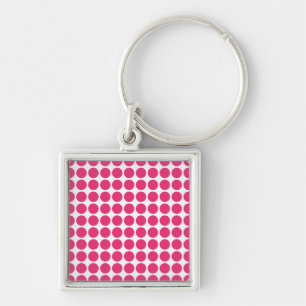 Mini Polka Dots Premium Keychain