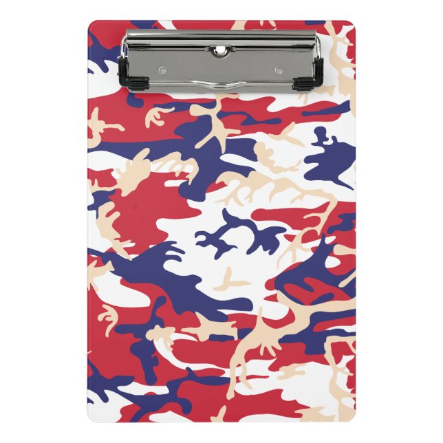 Mini Porte-bloc 4th of July, Independence day, Camouflage Beige (Devant)